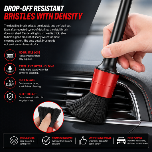 Car Polish Pad & Cleaning Brush Set