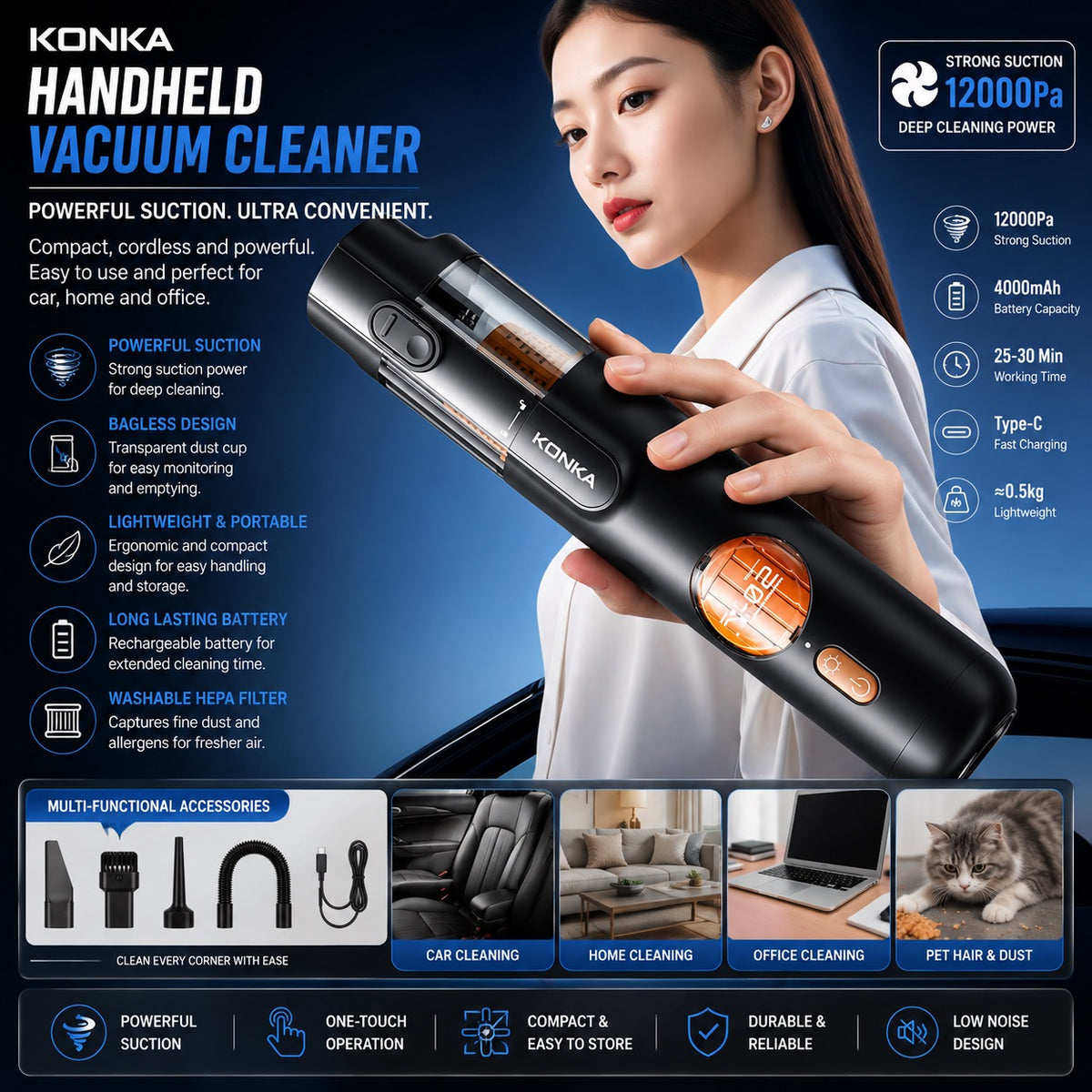 Cordless Handheld Vacuum